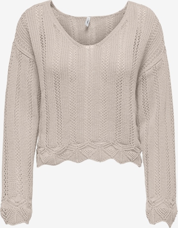 Pull-over 'ONLELBA' ONLY en beige : devant