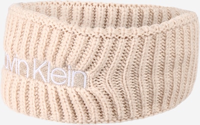 Calvin Klein Trak za čelo | bež / bela barva, Prikaz izdelka
