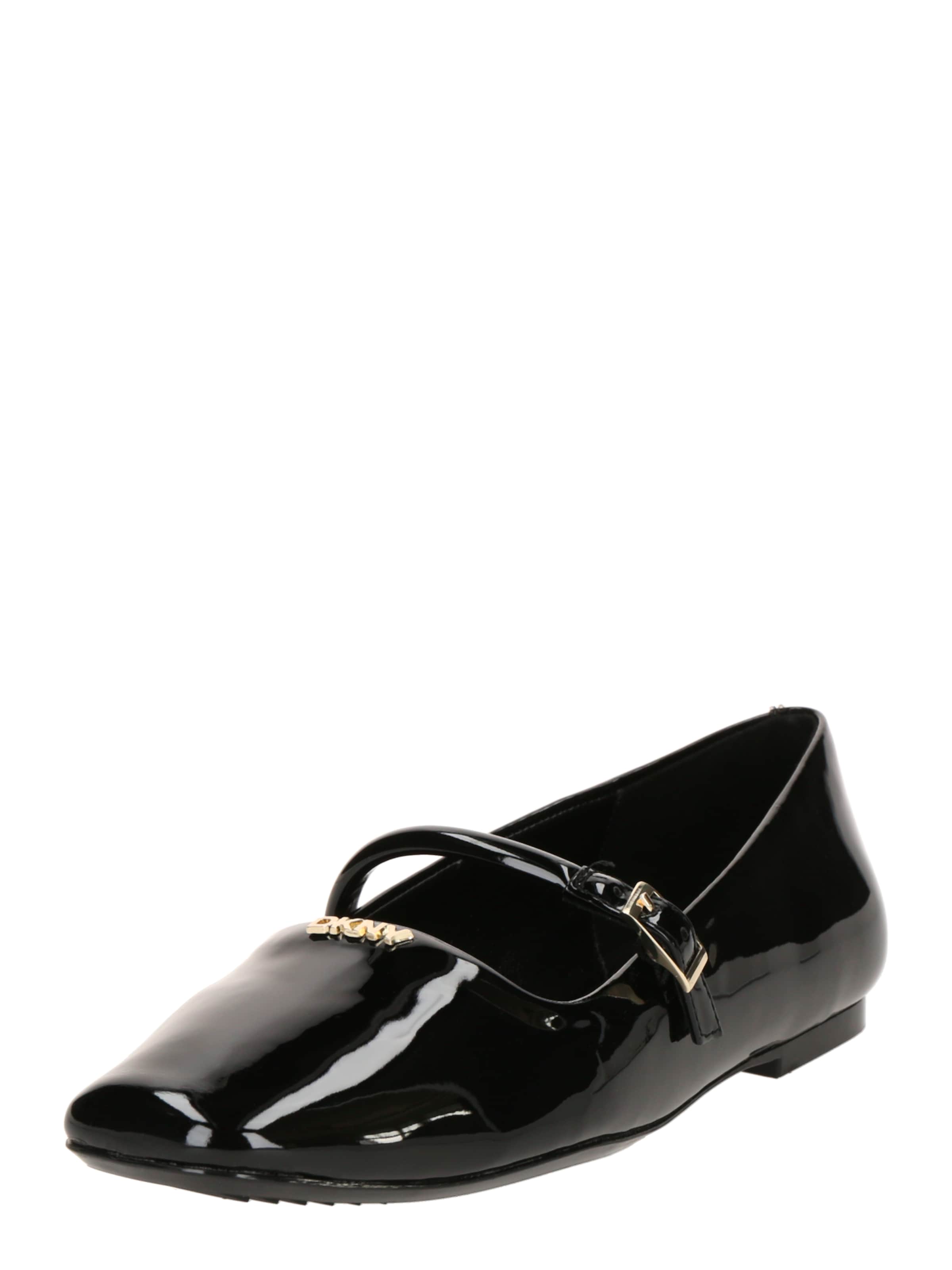 DKNY Strap ballerina in Black: front