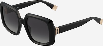 Lunettes de soleil 'SFU709' FURLA en noir : devant