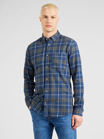 Coupe slim Chemise 'RAL' Only & Sons en bleu : devant