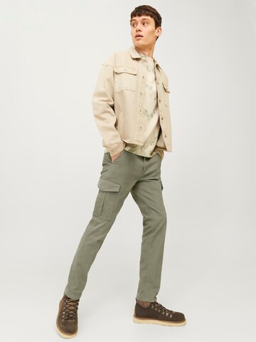 JACK & JONES Regular Cargo Pants 'MARCO JOE' in Green