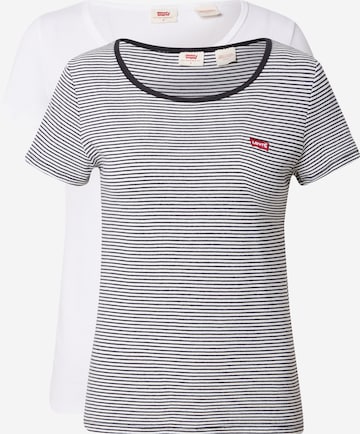 LEVI'S ® Tričko '2Pack Crewneck Tee' - Čierna: predná strana