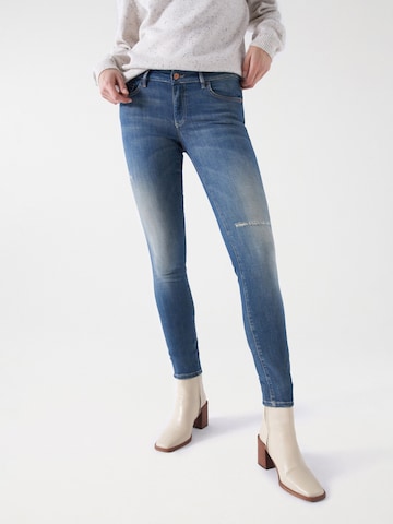 Salsa Jeans Skinny Jeans in Blauw: voorkant