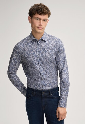 JOOP! Slim fit Button Up Shirt 'Pit' in Blue