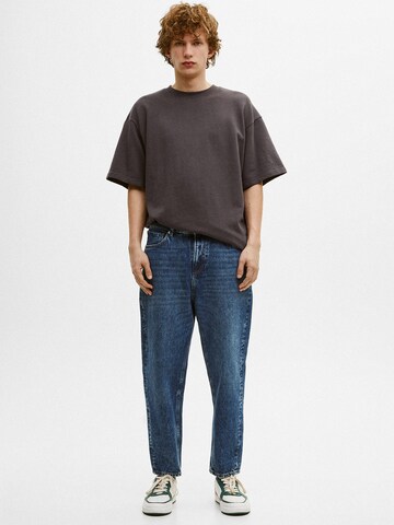 Pull&Bear Regular Jeans in Blue: front