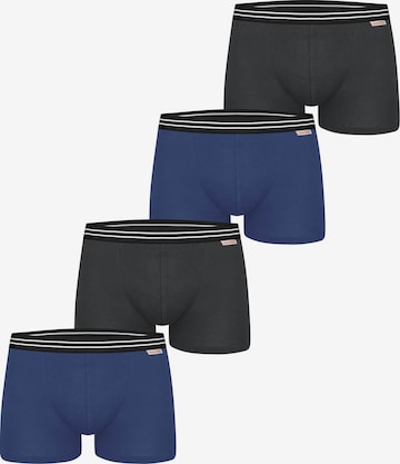Nur Die Boxer shorts ' Cotton Stretch ' in Blue: front
