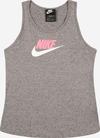 Nike Sportswear Top in Grey: front