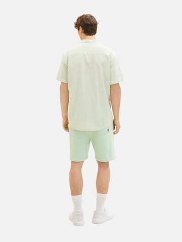 TOM TAILOR DENIM Regular Pants in Green