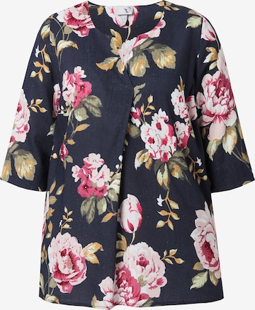 mėlyna Ulla Popken Palaidinė: priekis