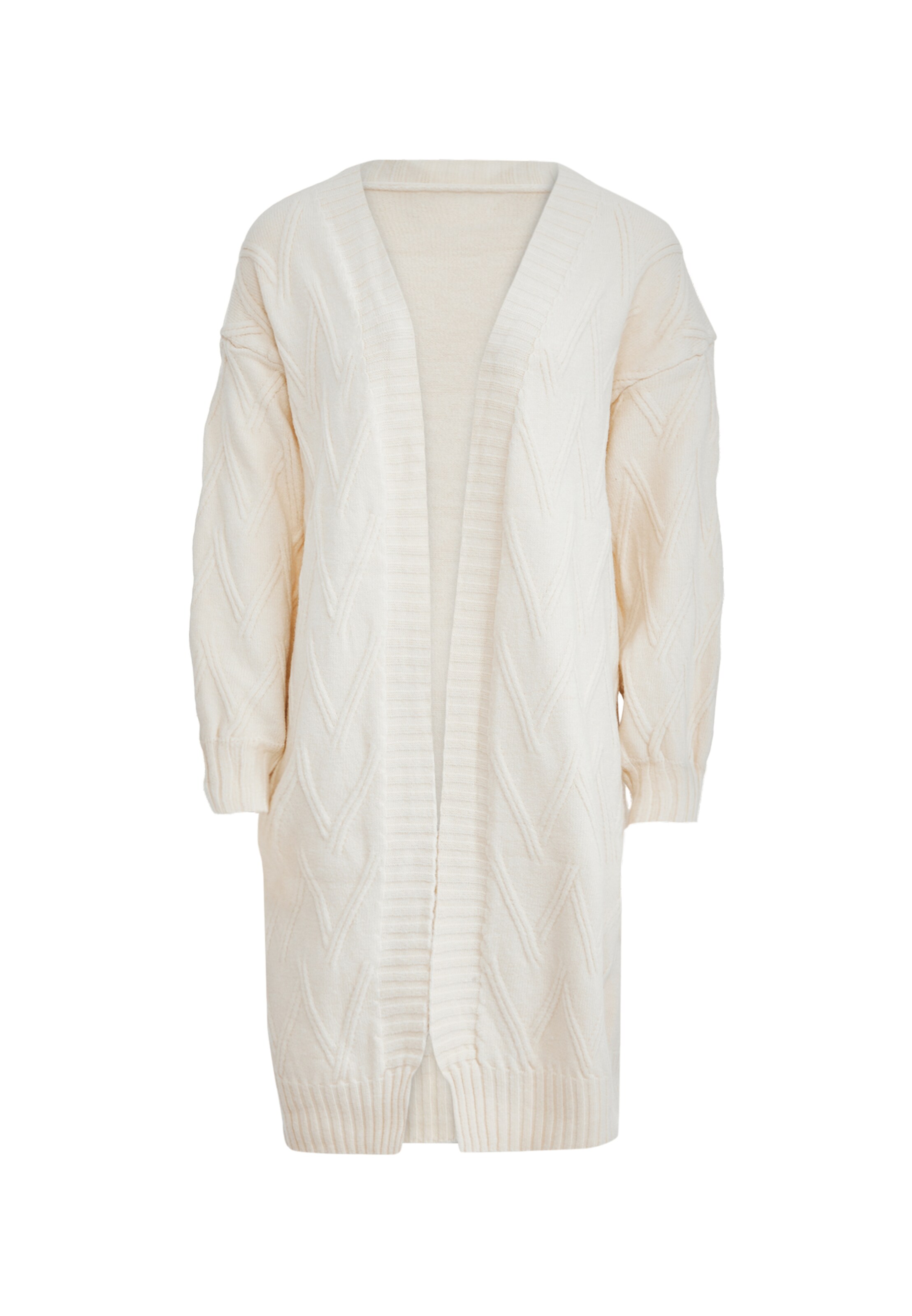 aleva - Casaco de malha em branco: frente