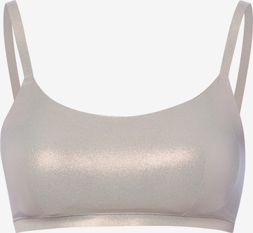 Bustier Soutien-gorge Chantelle en argent : devant