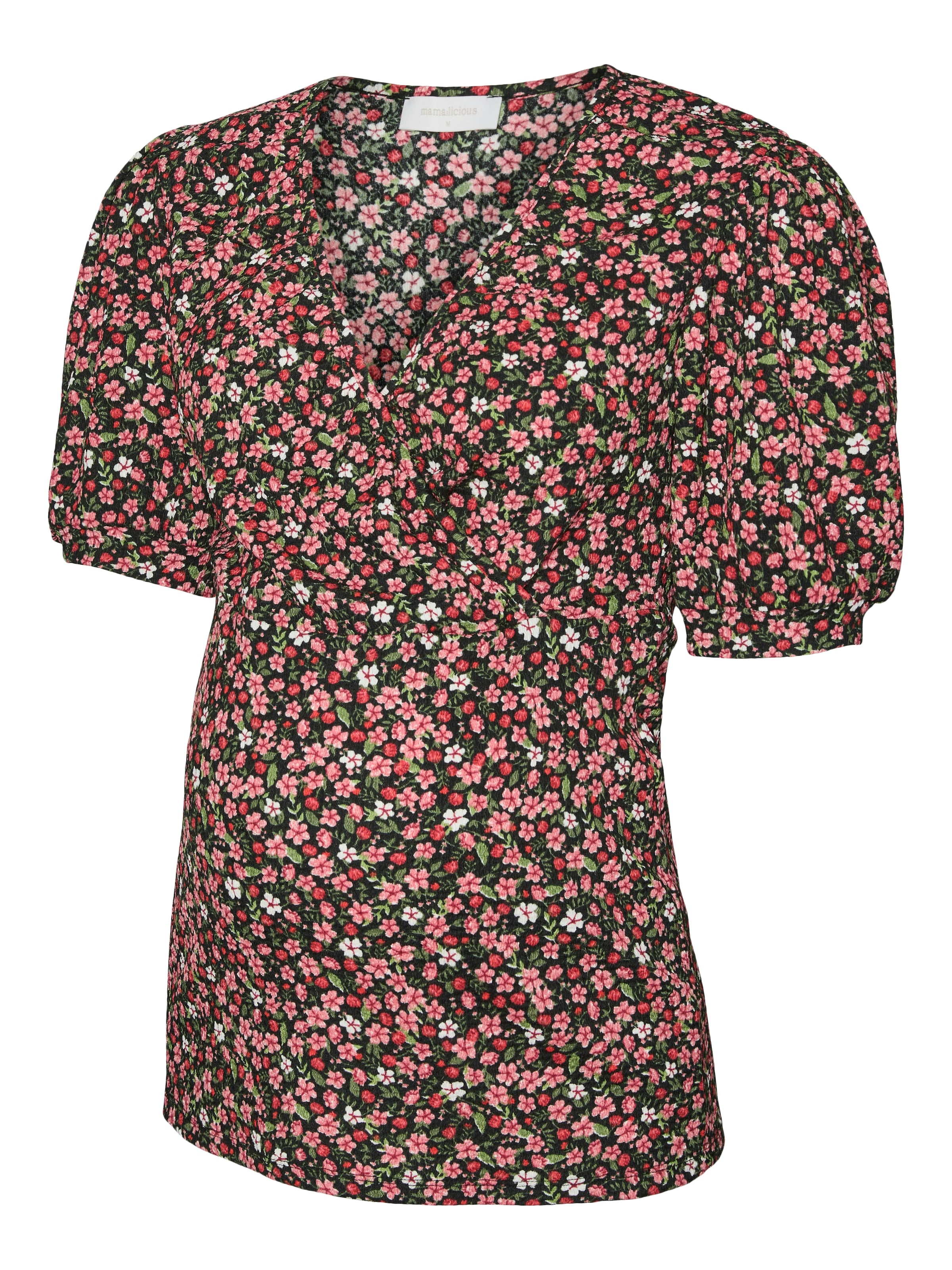 MAMALICIOUS Bluse in Schwarz: Vorderseite