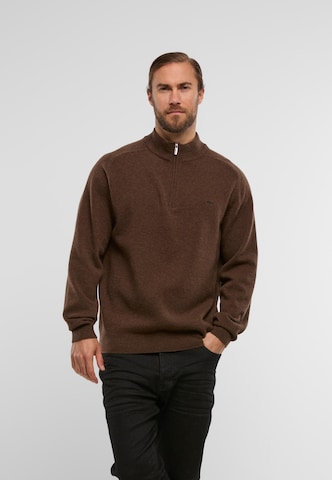 FYNCH-HATTON Pullover in Braun: Vorderseite