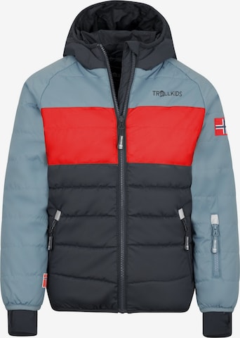 TROLLKIDS Winter Jacket in Blue: front
