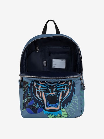 Pick & Pack Backpack 'Dangerous Cat L' in Blue