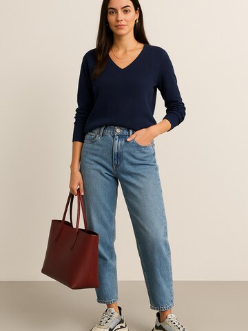 WEARABLE STORIES Pullover 'Ginny' in Blau: Vorderseite
