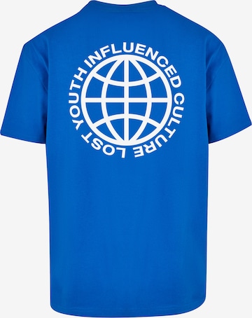Lost Youth T-Shirt 'Influenced' in Blau