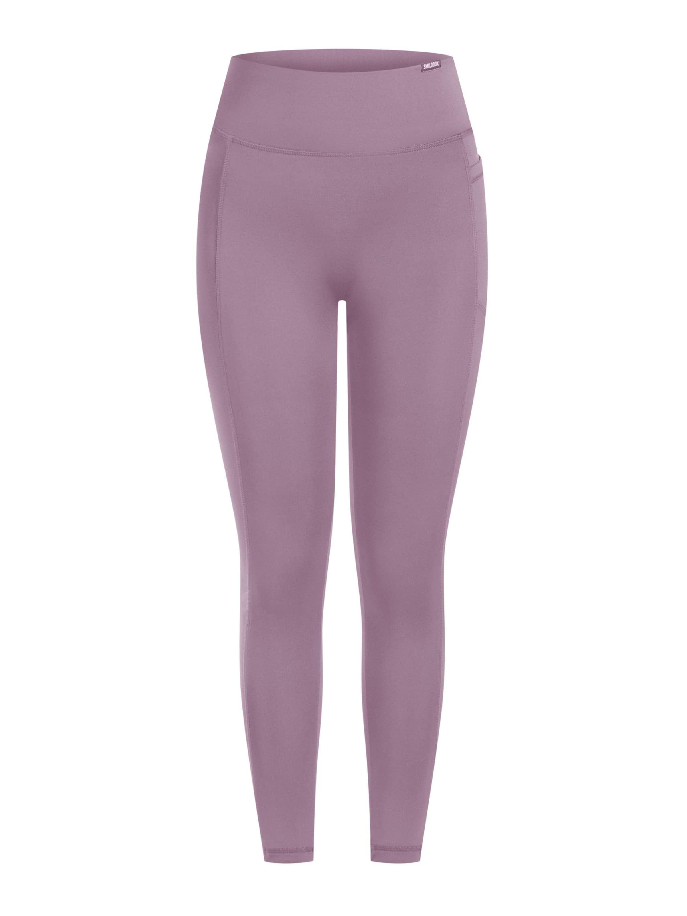 Coupe slim Leggings ' Ilissa ' Smilodox en violet : devant
