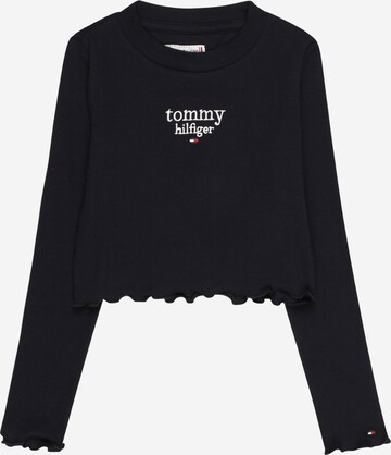 TOMMY HILFIGER Tričko – modrá: přední strana