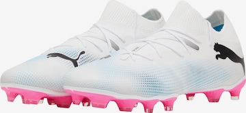 Chaussure de foot 'Future 7 Match' PUMA en blanc