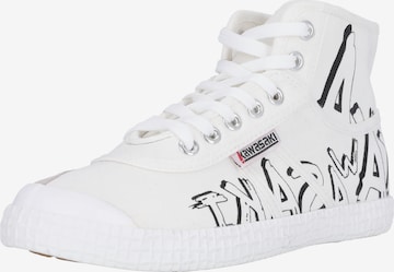 KAWASAKI High-Top Sneakers in White: front