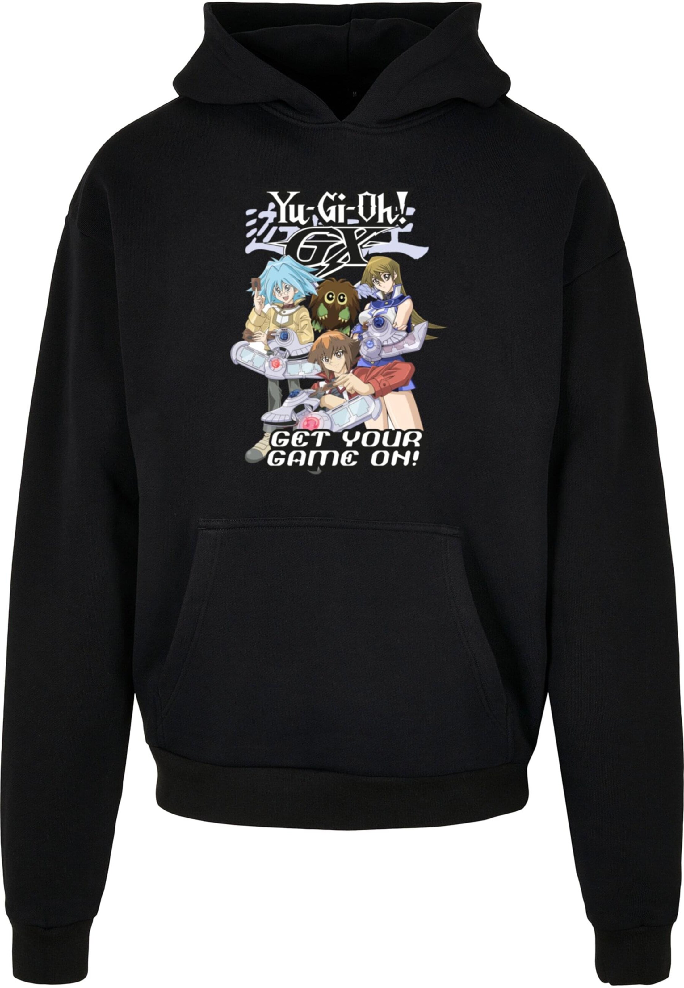 Merchcode Sweatshirt 'Yu-Gi-Oh! - Game On' in Black: front