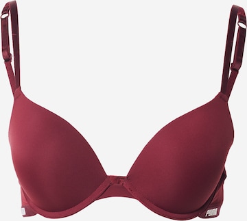 Push-up Soutien-gorge PUMA en rouge : devant