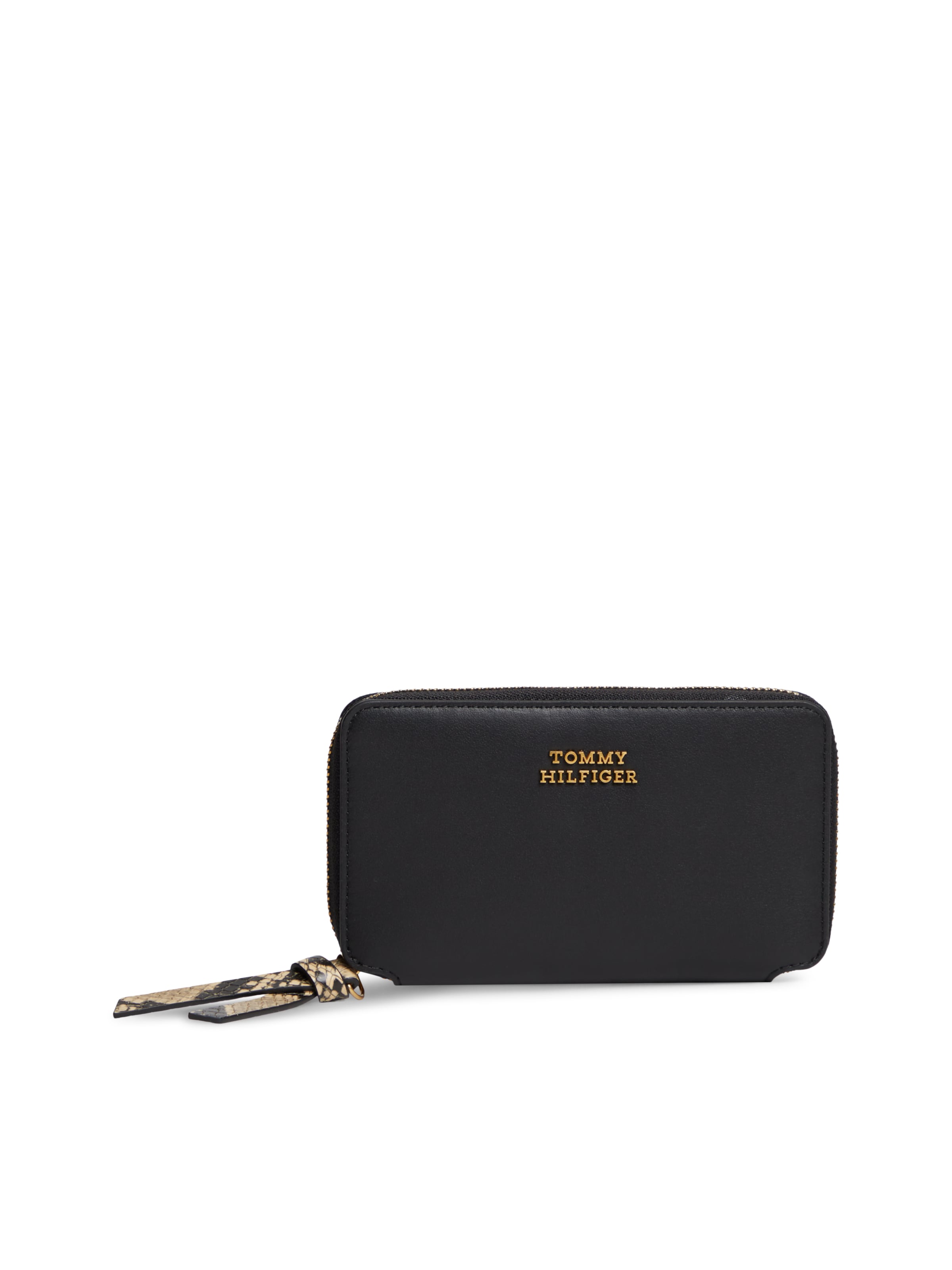 TOMMY HILFIGER Wallet in Black: front