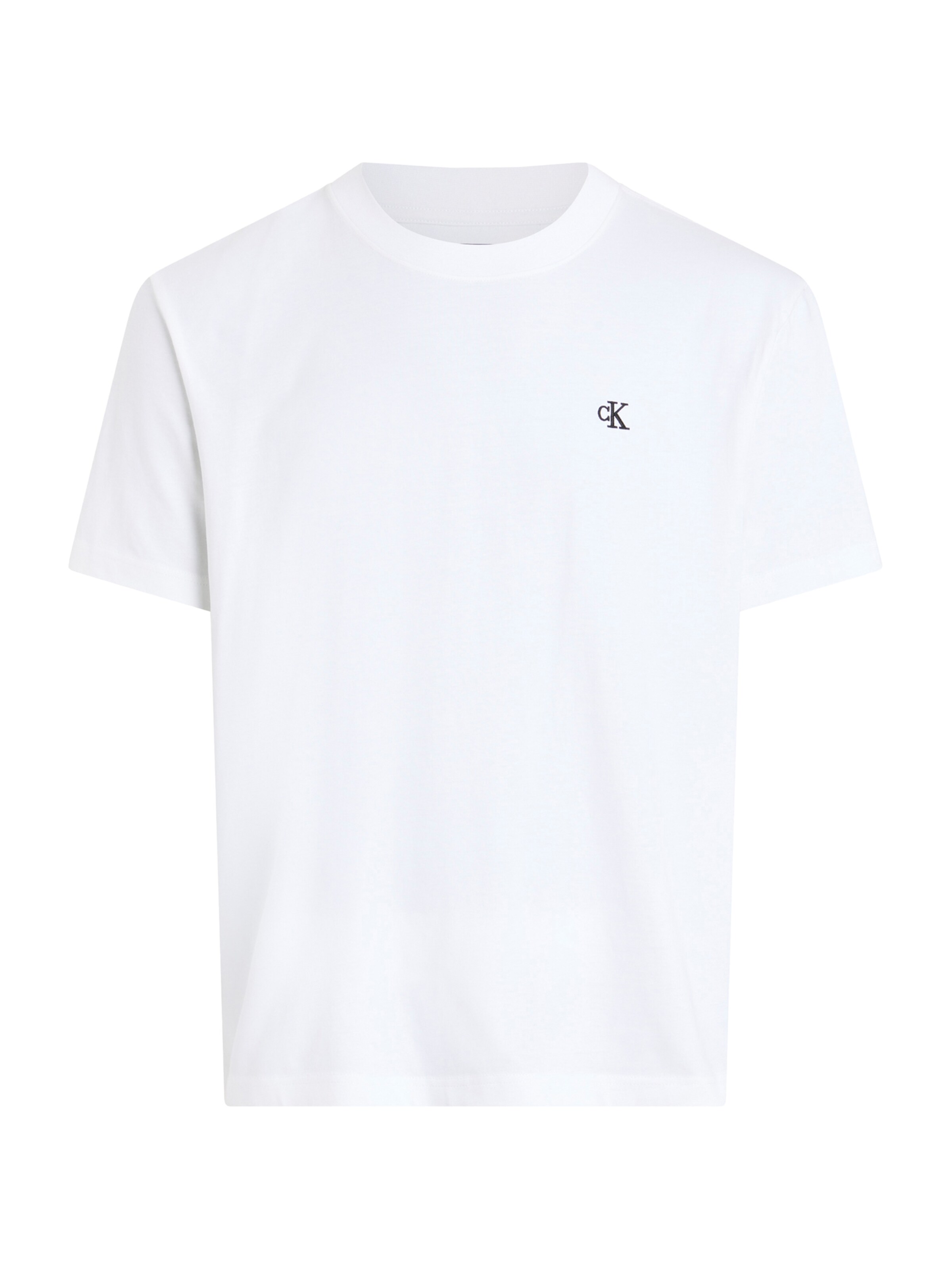 Calvin Klein Jeans Tričko – bílá: přední strana