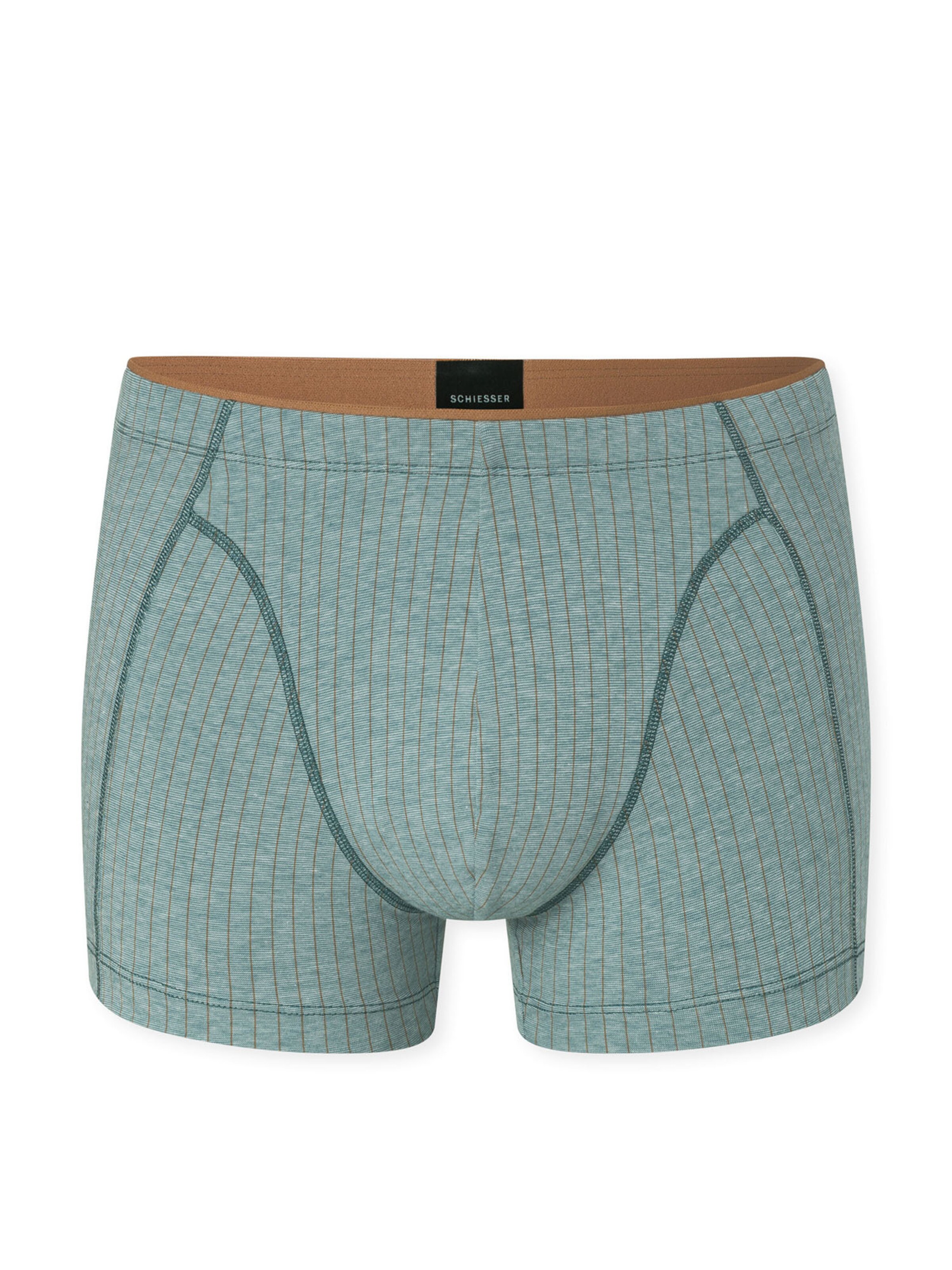 SCHIESSER - Calzoncillo boxer '95/5 Originals ' en verde: frente