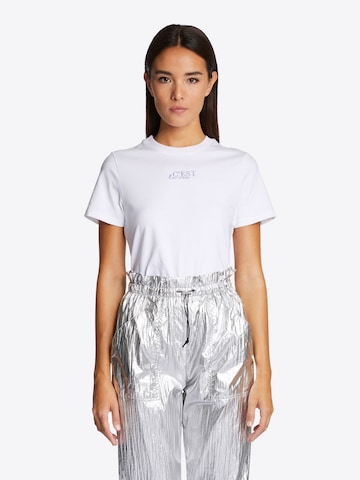 T-shirt Rich & Royal en blanc : devant