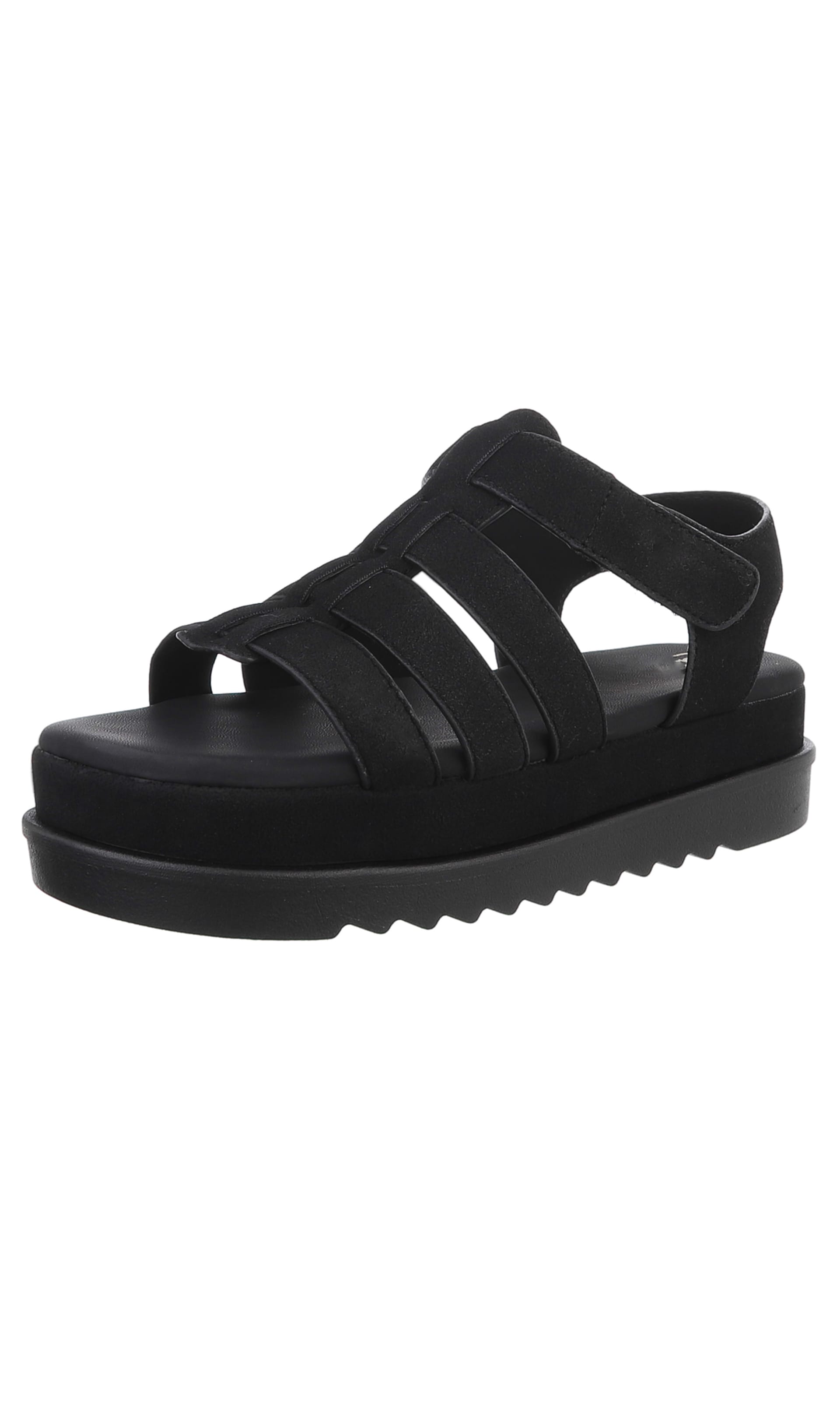 Ital-Design Sandals in Black: front