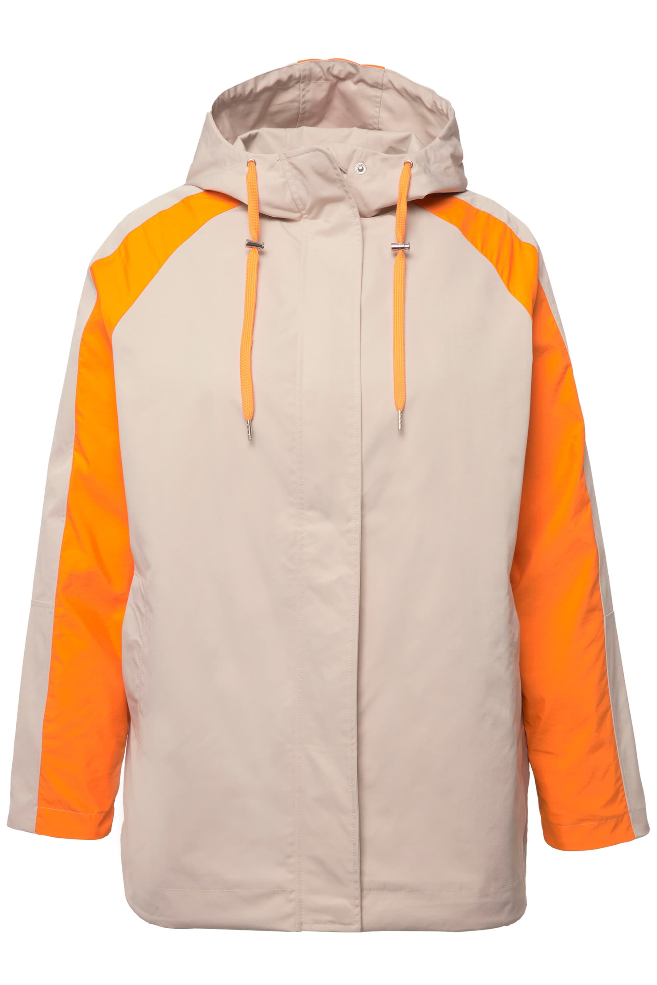 Ulla Popken Funktionsjacke in Beige: Vorderseite