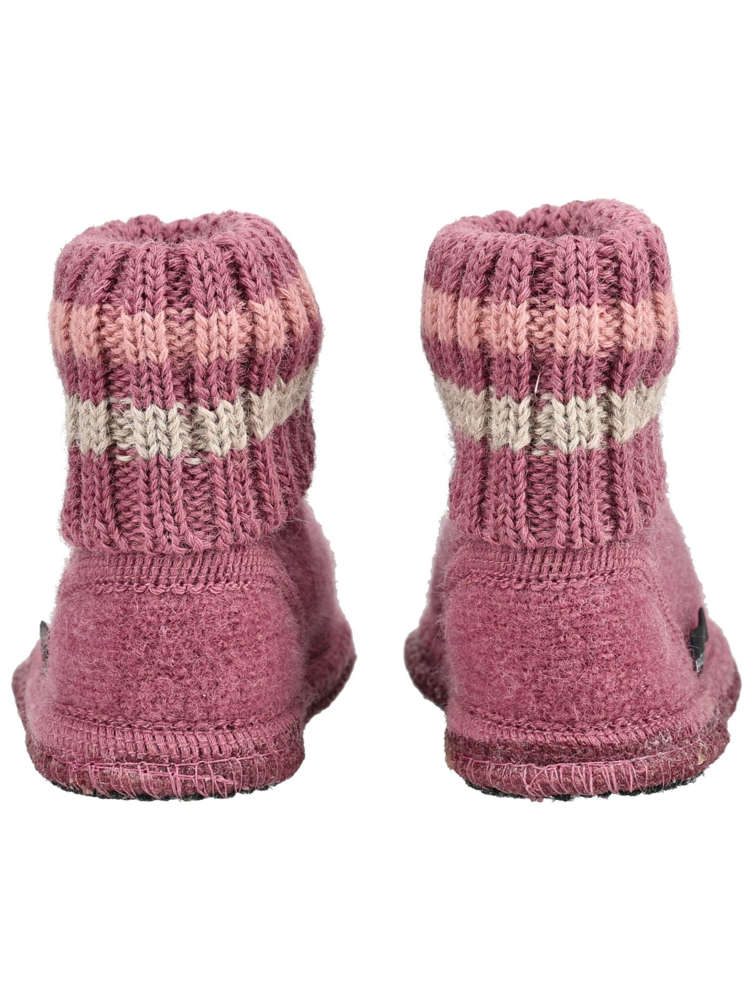 HAFLINGER Hausschuh 'PAUL' in Pink