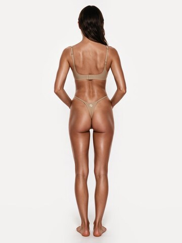Bustier Soutien-gorge 'Second Skin Push Up Bralette' GOD SAVE QUEENS en marron