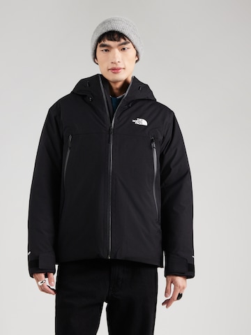 THE NORTH FACE Outdoorová bunda 'TNF RANGE' – černá: přední strana
