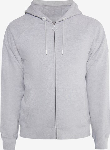 DreiMaster Maritim Sweat jacket in Grey: front