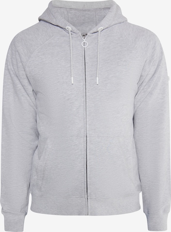 DreiMaster Maritim - Sudadera con cremallera en gris: frente