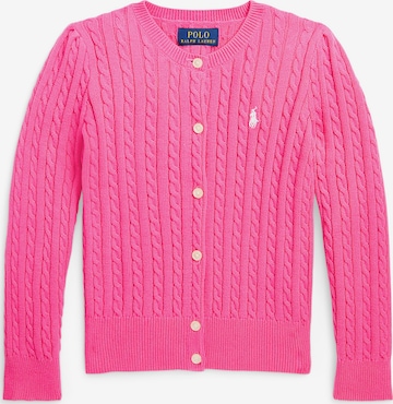 Polo Ralph Lauren Gebreid vest in Roze: voorkant