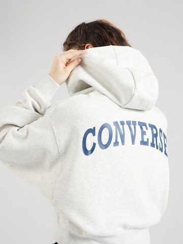 CONVERSE Zip-Up Hoodie 'Blooming' in Grey