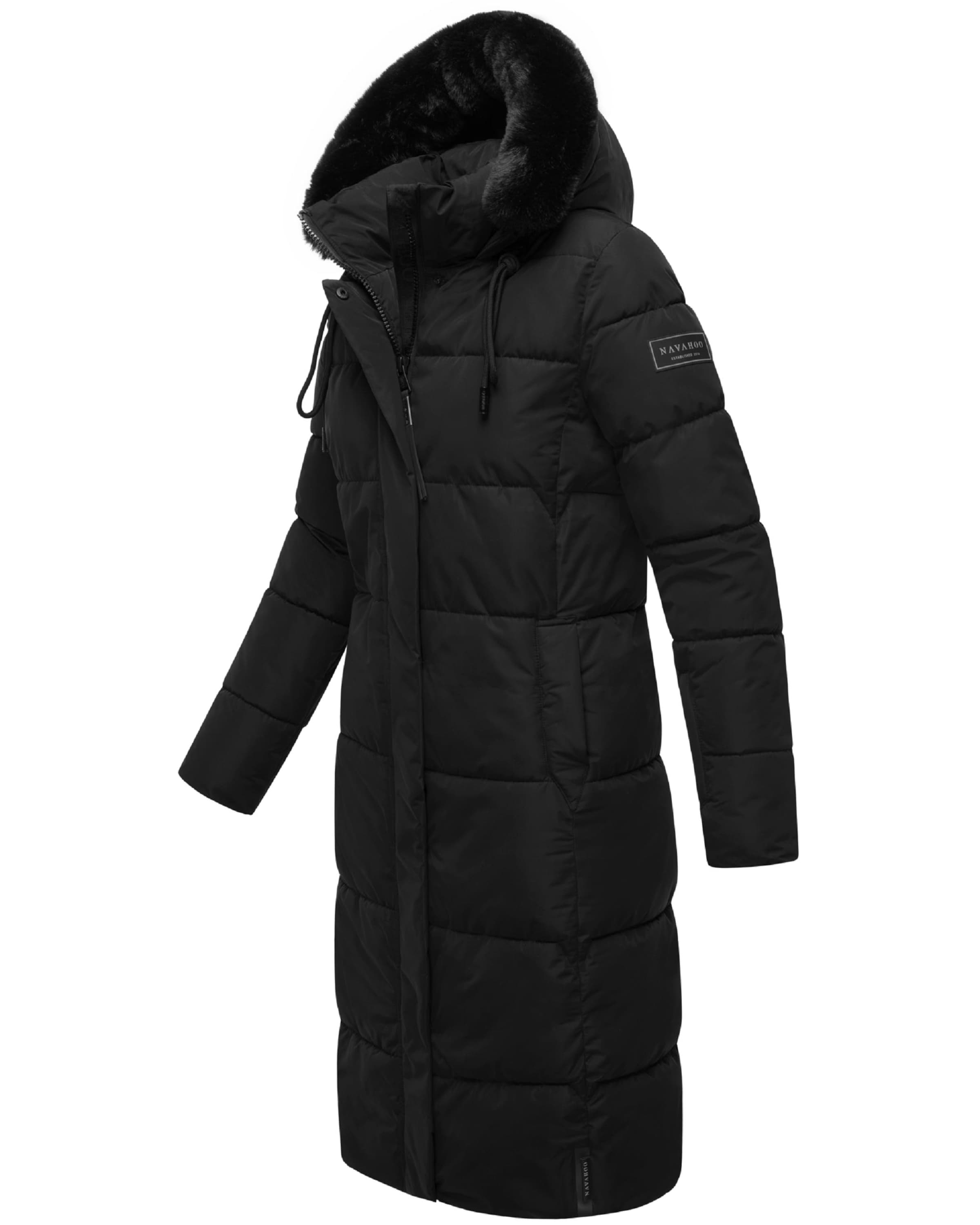 NAVAHOO Winter coat 'Blitzliebe XIV' in Black