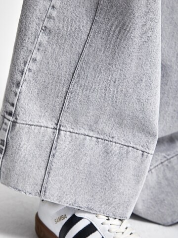 IT'S BASIC Wide leg Jeans 'Palazzo High Rise Jeans' in Grijs
