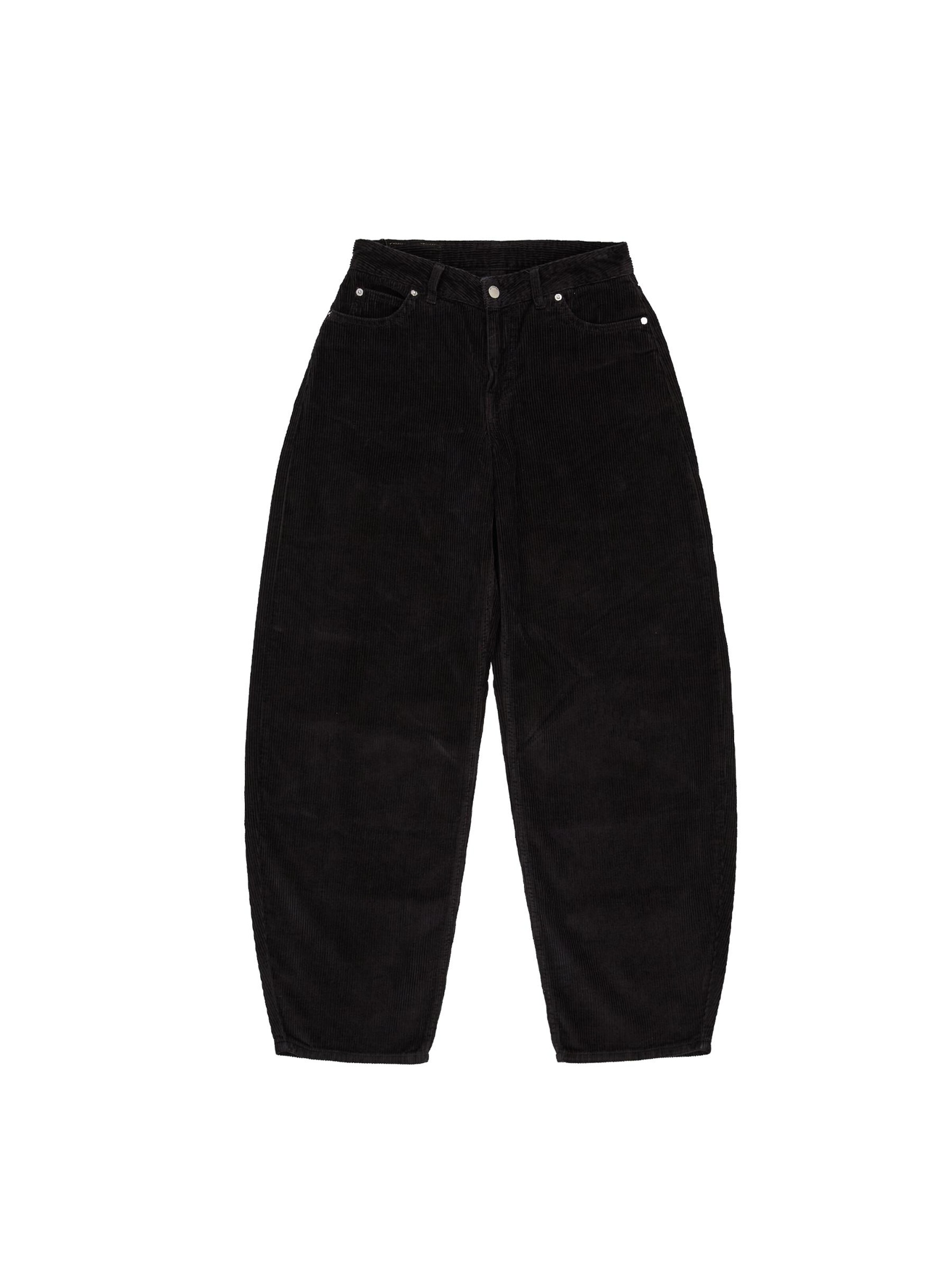 Dr. Denim Jeans 'Nanci Mid Barrel' in Black: front