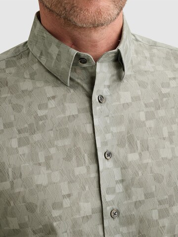 Coupe regular Chemise 'Shirt with allover print and Kent collar' VANGUARD en vert