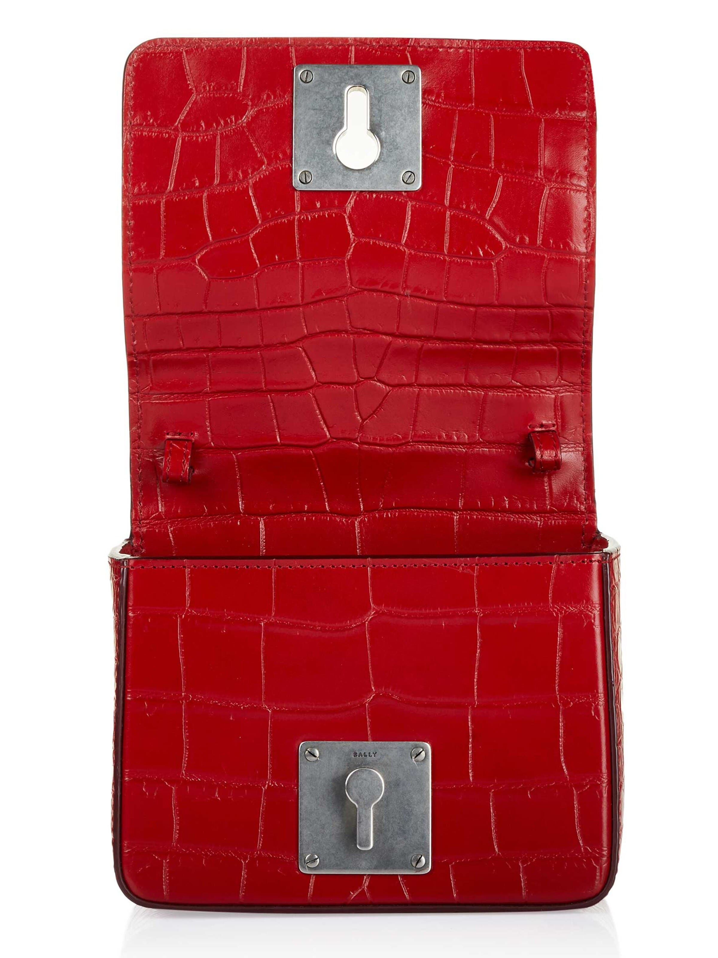 Bally Handbag 'Bally Tasche' in Red
