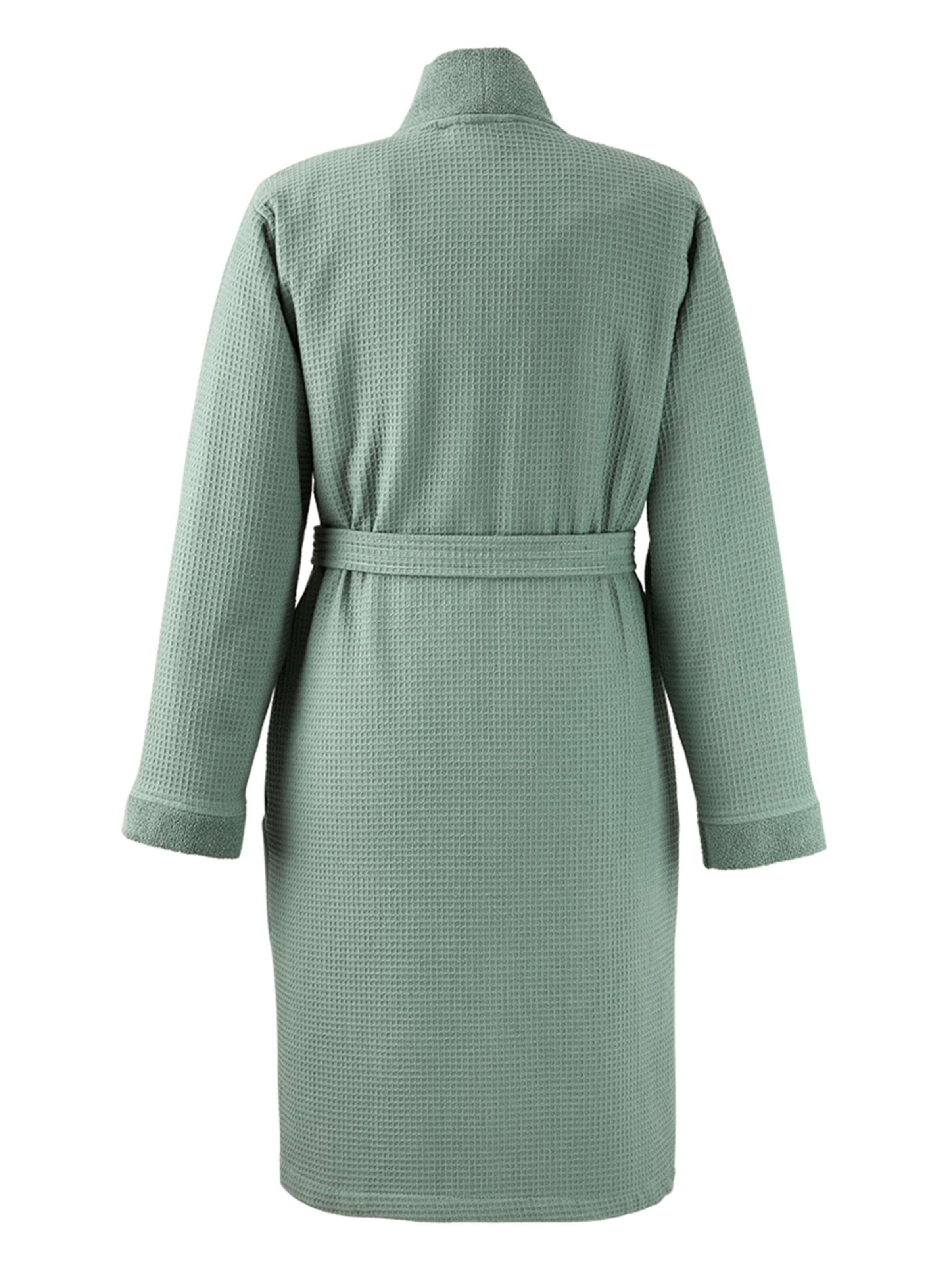 BOSS Home Long Bathrobe 'ONSEN' in Green