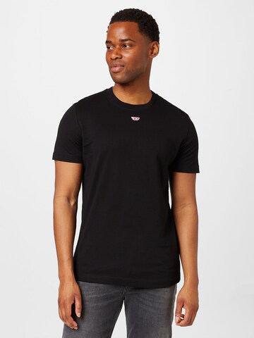 DIESEL T-shirt 'DIEGOR' i svart: framsida