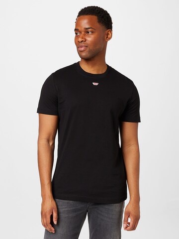 DIESEL - Camiseta 'DIEGOR' en negro: frente