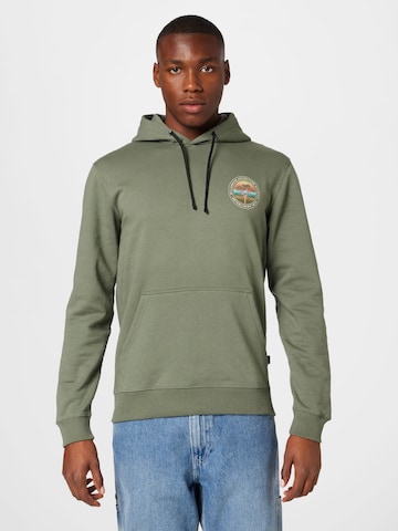 BILLABONG Sweatshirt 'Rockies' i grön: framsida